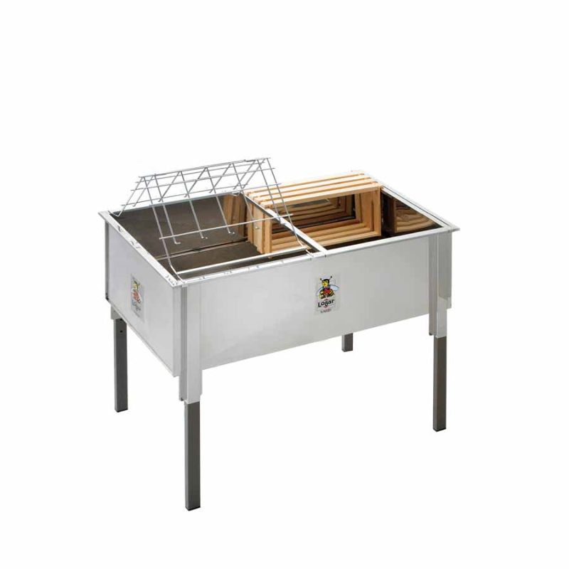 Bac de désoperculation Logar 100 cm, version horizontale en inox (Art. 8020)